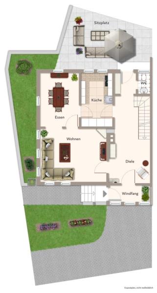 Historischer Charme– Einfamilienhaus mit Geschichte aus dem 17. Jahrhundert in Stuttgart! - Erdgeschoss (54571)