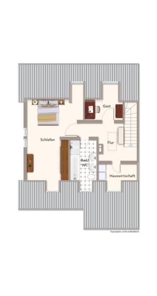 Historischer Charme– Einfamilienhaus mit Geschichte aus dem 17. Jahrhundert in Stuttgart! - Dachgeschoss (54572)