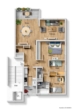Grundriss - Vermietete 4 Zimmer-Wohnung mit sonnigem Balkon in toller Wohnlage!