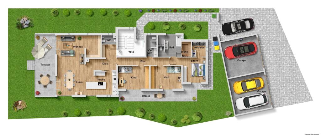 Seltene Gelegenheit! Wohnen; Arbeiten & Kapital sichern, in einer Immobilie vereint! - Grundriss Erdgeschoss (37500)