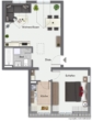 Grundriss - Attraktives Angebot! Interessante 2 Zimmer-Wohnung in toller Wohnlage!