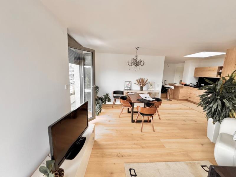 Neubau! Attraktive 3 Zimmer DG-Wohnung mit tollem Blick ins Grüne! - Wohn/- Essbereich (48140)