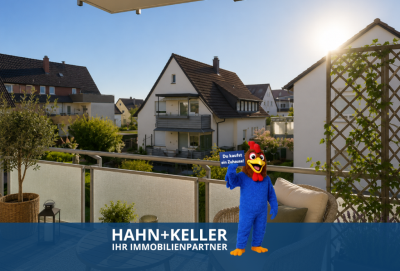 Interessantes Angebot! Attraktive 2 Zimmer-Wohnung mit sonnigem Balkon! - Denkendorf (44728)