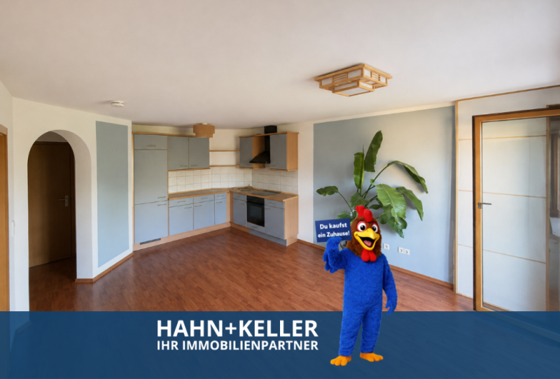 Ankommen & abschalten! Schöne 2 Zimmer-Wohnung mit Balkon ins Grüne! - Schönaich (51737)