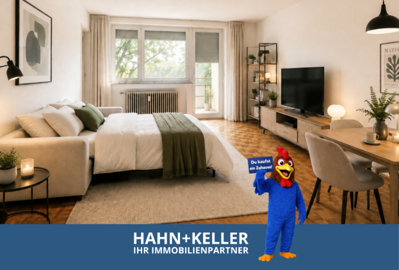 Ideal für Singles & Pendler! Sofort beziehbares tolles 1 Zimmer-Apartment! - Stuttgart (51299)