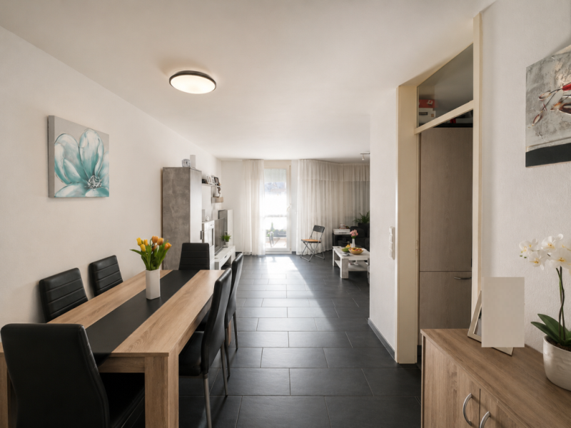 Attraktiver Wohnflair! Vermietete 2 Zimmer-Wohnung in sonniger Wohnlage! - Wohnesssbereich (48878)