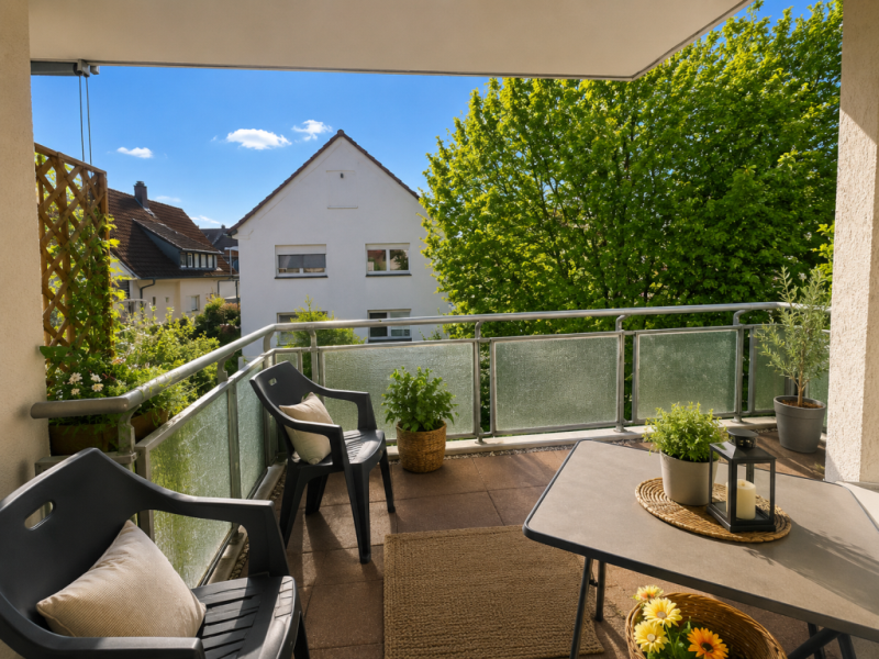 Heute erwerben, später beziehen! Gepflegte 2 Zimmer-Wohnung mit Balkon! - Balkon (46239)