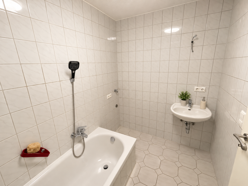Sofort beziehbar! Gemütliche 4 Zimmer-Wohnung ideal für die Familie! - Badezimmer (54504)