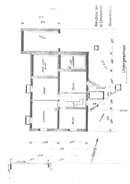 Freistehendes Einfamilienhaus in beliebter Wohnlage mit schönem Garten - Das Familiendomizil! - Grundriss UG (51492)