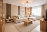 Wohnzimmer - Modernes Wohnen! Extravagante 4,5 Zimmer-Wohnung für die Familie!