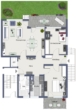 Grundriss - Sofort beziehbar ! Modernisierte 3 - Zimmer Wohnung mit Balkon und Garten!