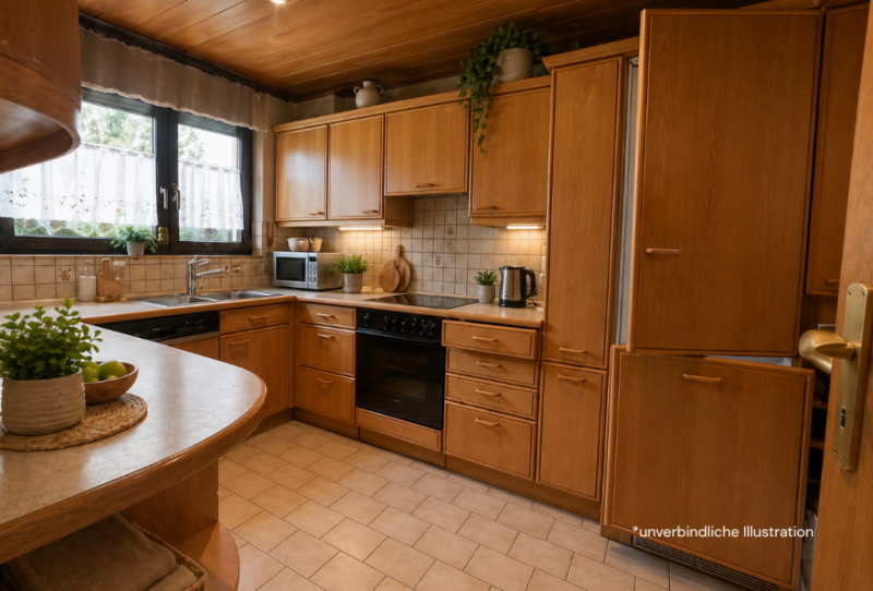 Ankommen & Aufatmen! Interessantes Reihenmittelhaus in Leinfelden-Echterdingen! - Küche (46778)